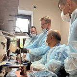 14 июля состоялось обучение коллег - хирургов из Турции: имплантация и протезирование на базальных имплантатах 